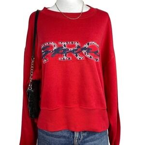 Vintage Pro Spirit Red Graphic Crewneck Women‎ Large